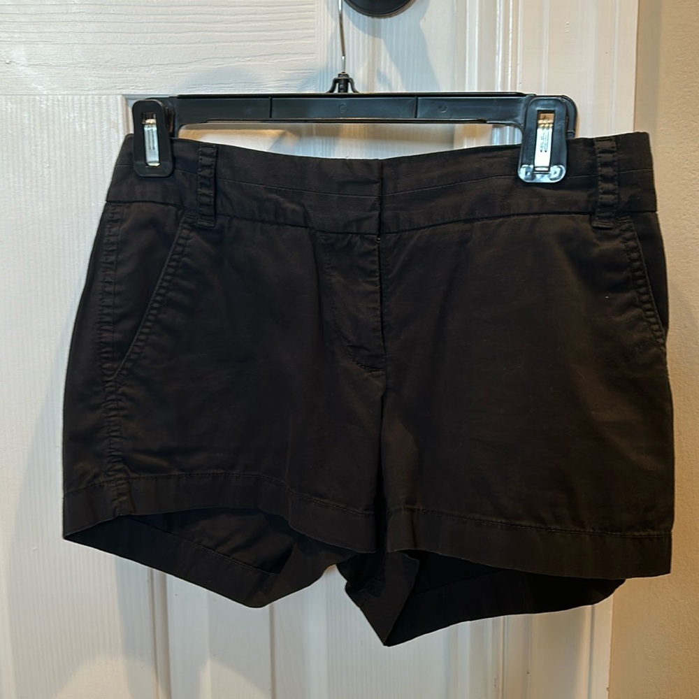 J.Crew black chino shorts